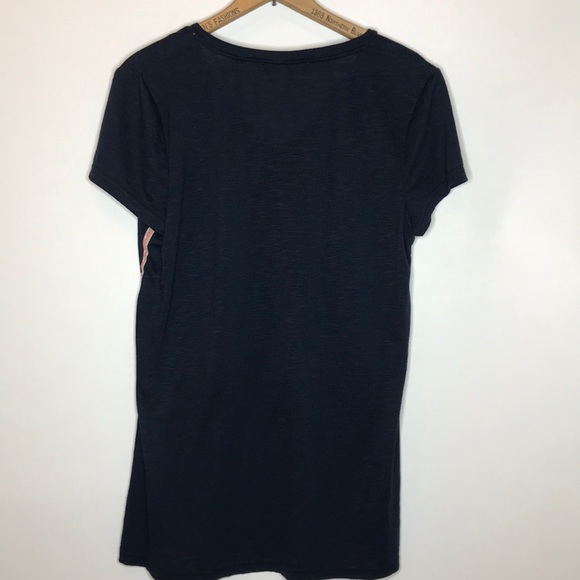 Summer & Sage Aztec Trim Slub Tee - Picture 8 of 8